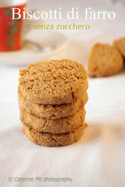 Biscotti di farro senza zucchero,ricetta vegana