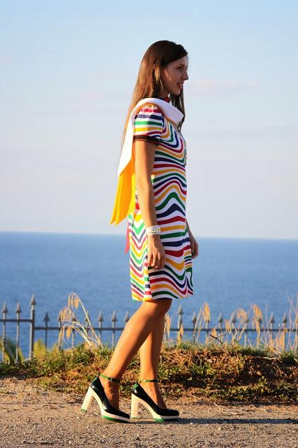 Colorful JC dress