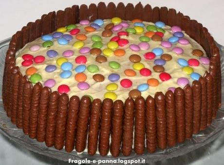 Torta Togo e Smarties per un compleanno a sorpresa