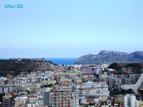 Cagliari panorama verso la Sella