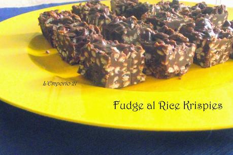 Fudge al Rice Krispies e le paturnie