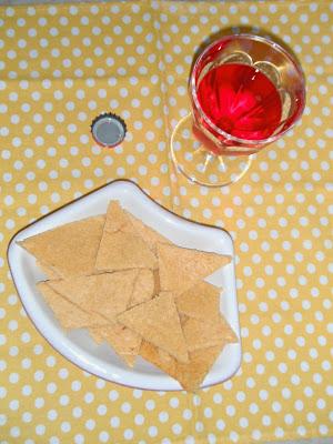 Tortillas mais chips al forno