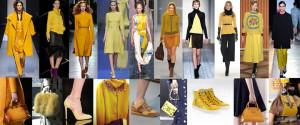 Giallo nelle sfilate AI 2013-14