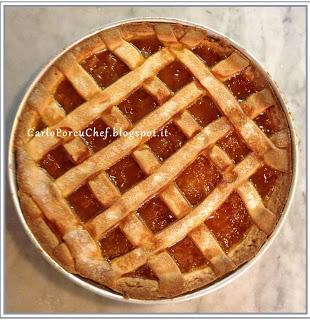 Ricetta: la CROSTATA con CONFETTURA di PESCHE