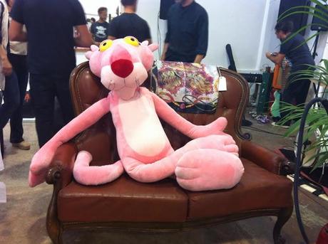 Happiness & The Pink Panther at Milano fashion week !