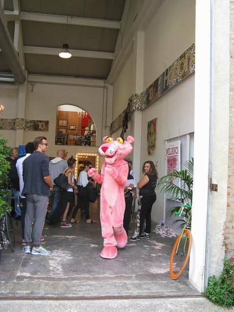 Happiness & The Pink Panther at Milano fashion week !