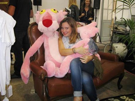 Happiness & The Pink Panther at Milano fashion week !