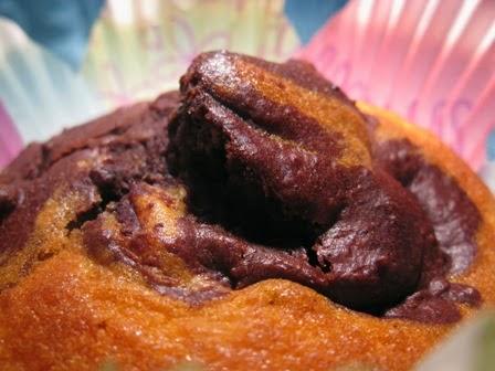 Muffin al risolatte bicolori