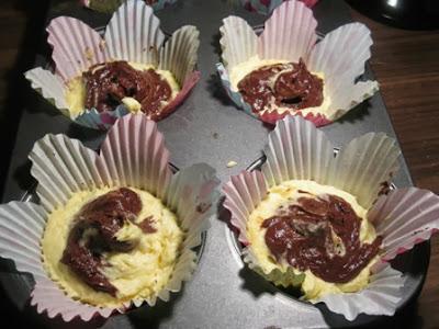 Muffin al risolatte bicolori