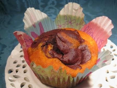 Muffin al risolatte bicolori