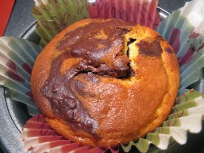 Muffin al risolatte bicolori