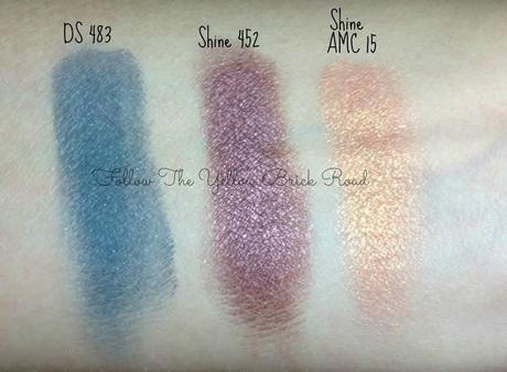 [Review Inglot]: Eye shadow DS 483, Pearl 452, Shine AMC 15. La mia palette cosmopolita ^_^