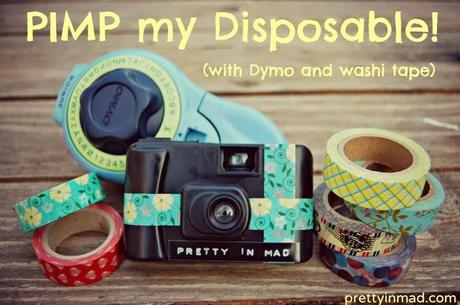 PIMP my Disposable! (with Dymo and Washi Tape)