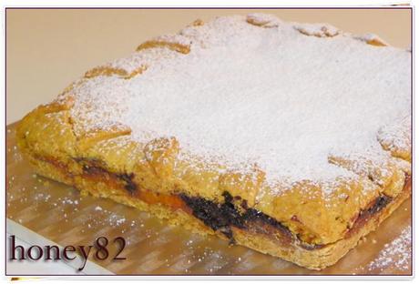 CROSTATA CREMA E CONFETTURA DI MIRTILLI