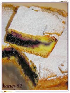 CROSTATA CREMA E CONFETTURA DI MIRTILLI