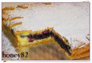 CROSTATA CREMA E CONFETTURA DI MIRTILLI