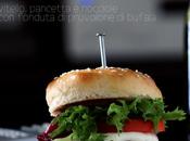 Hamburger vitello, pancetta nocciole fonduta provolone bufala.