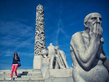 Monica in the Vigeland Sculpture Park by Samuele Silva on 500px.com