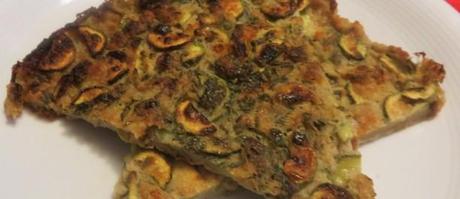 farina di ceci, farina di farro, zucchine