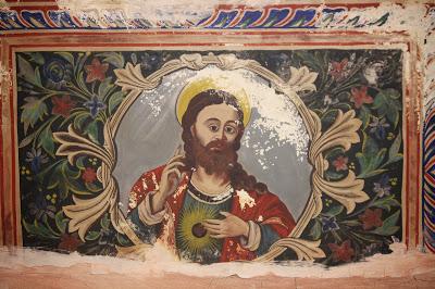 Christianity Circuit/7 -  Shekhawati, l'affresco di Gesu Cristo