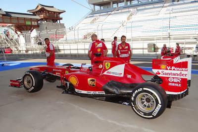 GP. Corea : piccole modifiche sulla Ferrari F138