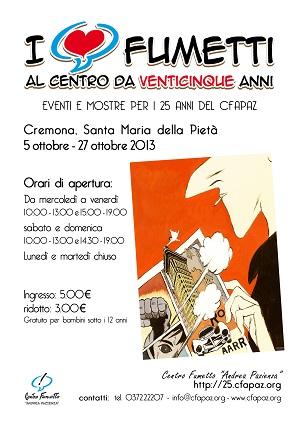 I Love Fumetti   eventi e mostre per i 25 anni del Centro Fumetto Andrea Pazienza Michele Ginevra Lucca Comics & Games 2013 Centro Fumetto Andrea Pazienza 