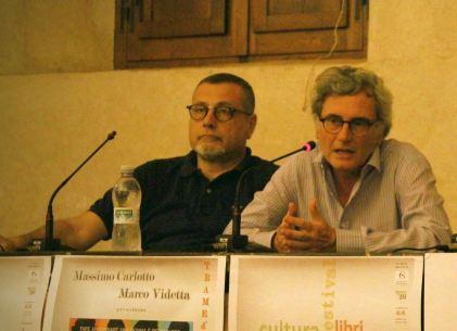 Intervista Gastronomica a Massimo Carlotto Massimo Carlo e Marco Videtta
