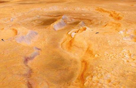Marte Oxus Patera supervolcano