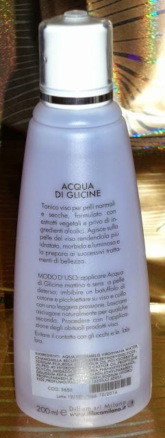 Tonico viso Acqua di glicine e acqua di angeli Di Luca Store.