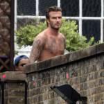 David Beckham in biancheria intima sui tetti di Londra per H&M (foto)