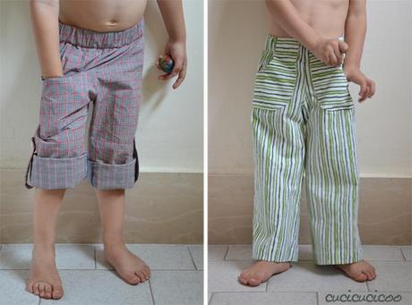 make pants from a shorts pattern