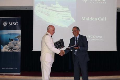 MSC Opera debutta a Olbia