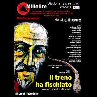 Il Treno ha fischiato, regia Antonio Diana, Teatro Millelire. Recensione