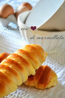 FLAUTI con CUORE di MARMELLATA