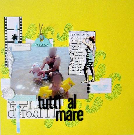 Sfida Layout #1 su Amiche di Scrap