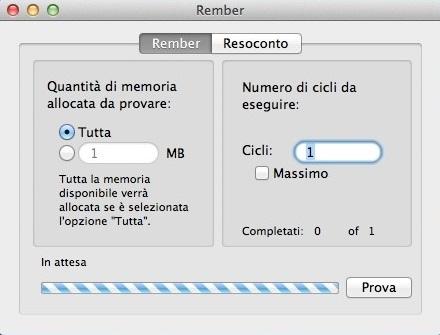 Far eseguire una diagnosi dei moduli di memoria RAM!