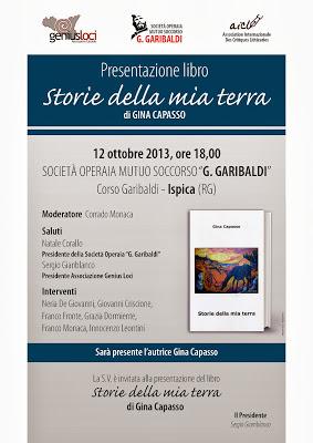 “Storie della mia terra”, sabato 12 si presenta il libro di Gina Capasso