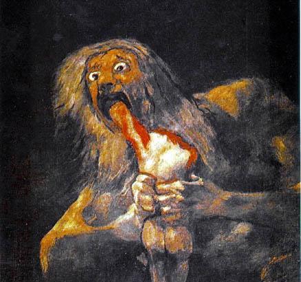 Goya  Saturno devorando a su hijo La Germania e gli italiani