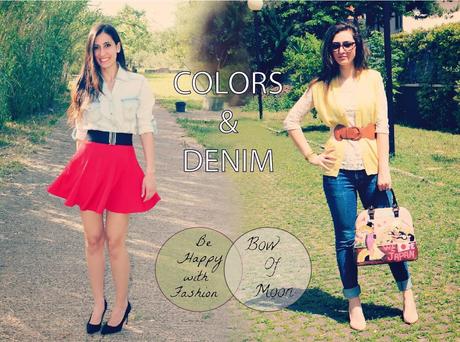 Colors and denim_ with Be Happy with Fashion