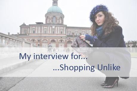 My interview for Shopping Unlike