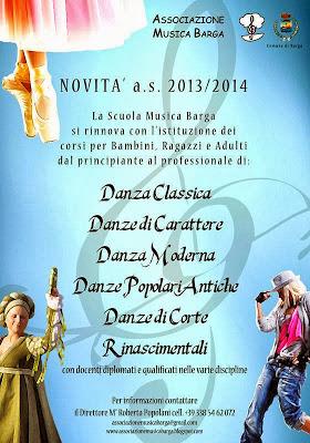 NOVITA' CORSI 2013/1014