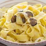 Ricette di primi: pappardelle al tartufo con crema di mascarpone