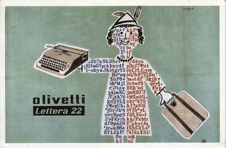 Olivetti, Lettera 22 - Vintage Typewriter