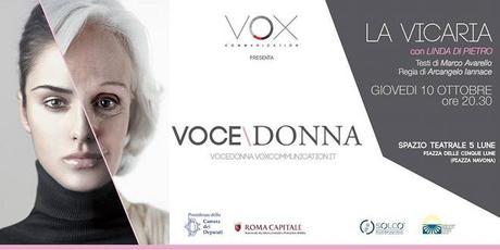 Voce\Donna - locandina la vicaria