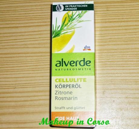 Olio Anticellulite Alverde