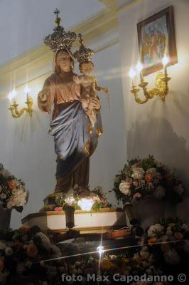 Maria Santissima del Rosario  festeggiata a Positano