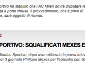 Milan stangato: turni Mexes, Siro porte chiuse