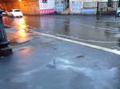 Acqua alta anche accanto Santa Bibiana