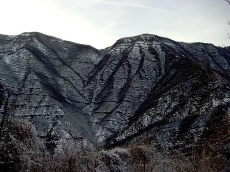 I monti della Riva, d'inverno