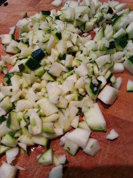 Riso venere con zucchine funghi e Camambert